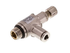 L-stuk Regelventiel 4 mm - G1/8'' Regeling-in Messing Kartelschroef