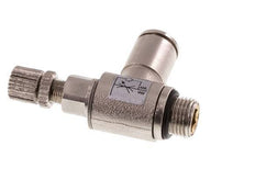 L-stuk Regelventiel 6 mm - G1/8'' Regeling-in Messing Kartelschroef