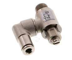 Draaibaar Regelventiel 4 mm - G1/8'' Regeling-Uit Messing Sleufschroef