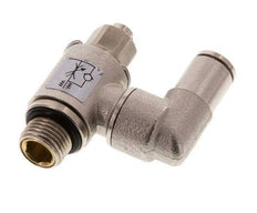 Draaibaar Regelventiel 4 mm - G1/8'' Regeling-Uit Messing Sleufschroef