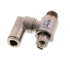 Draaibaar Regelventiel 6 mm - G1/8'' Regeling-Uit Messing Sleufschroef