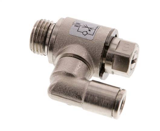 Draaibaar Regelventiel 6 mm - G1/4'' Regeling-Uit Messing Sleufschroef