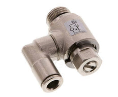 Draaibaar Regelventiel 6 mm - G1/4'' Regeling-Uit Messing Sleufschroef