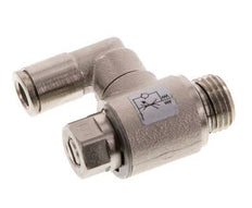 Draaibaar Regelventiel 6 mm - G1/4'' Regeling-Uit Messing Sleufschroef