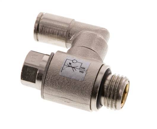 Draaibaar Regelventiel 6 mm - G1/4'' Regeling-Uit Messing Sleufschroef