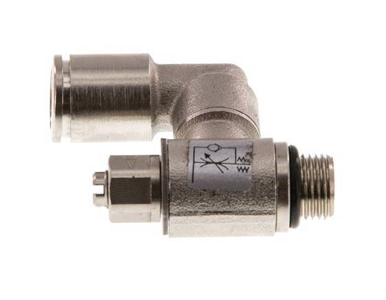 Draaibaar Regelventiel 8 mm - G1/8'' Regeling-in Messing Sleufschroef