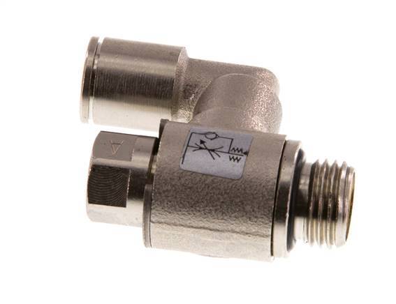 Draaibaar Regelventiel 8 mm - G1/4'' Regeling-in Messing Sleufschroef