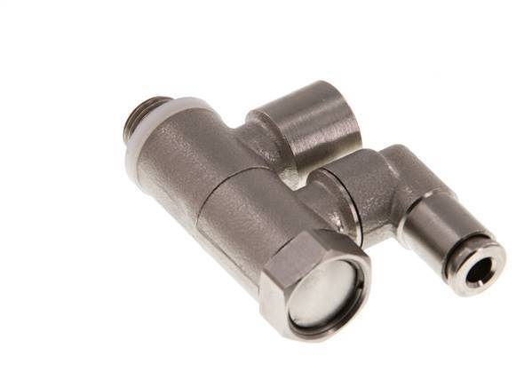 Pilot Operated Check Valve 4mm & G1/8'' Male Elbow Brass 0.5-10bar (7-145psi)