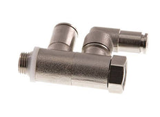 6mm & G1/8'' Indirect Gestuurde Vernikkeld Messing Terugslagklep Buitendraad Insteekkoppeling 0.5-10 bar