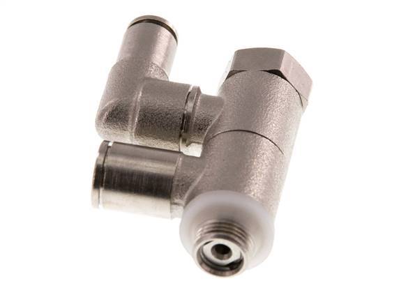 6mm & G1/8'' Indirect Gestuurde Vernikkeld Messing Terugslagklep Buitendraad Insteekkoppeling 0.5-10 bar