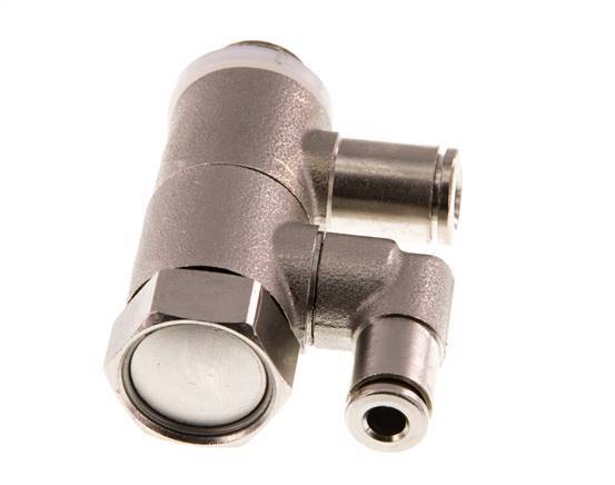 6mm & G1/4'' Indirect Gestuurde Vernikkeld Messing Terugslagklep Buitendraad Insteekkoppeling 0.5-10 bar