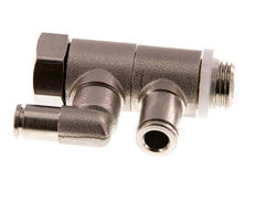 6mm & G1/4'' Indirect Gestuurde Vernikkeld Messing Terugslagklep Buitendraad Insteekkoppeling 0.5-10 bar