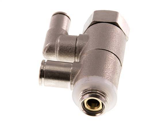 6mm & G1/4'' Indirect Gestuurde Vernikkeld Messing Terugslagklep Buitendraad Insteekkoppeling 0.5-10 bar