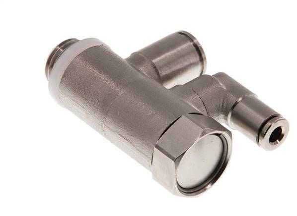 8mm & G1/4'' Indirect Gestuurde Vernikkeld Messing Terugslagklep Buitendraad Insteekkoppeling 0.5-10 bar