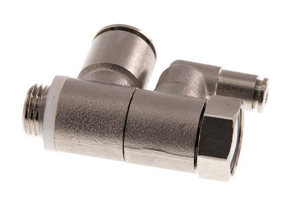 12mm & G1/4'' Indirect Gestuurde Vernikkeld Messing Terugslagklep Buitendraad Insteekkoppeling 0.5-10 bar