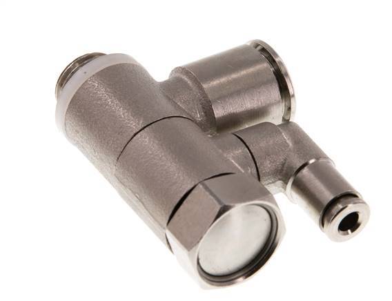 12mm & G1/4'' Indirect Gestuurde Vernikkeld Messing Terugslagklep Buitendraad Insteekkoppeling 0.5-10 bar