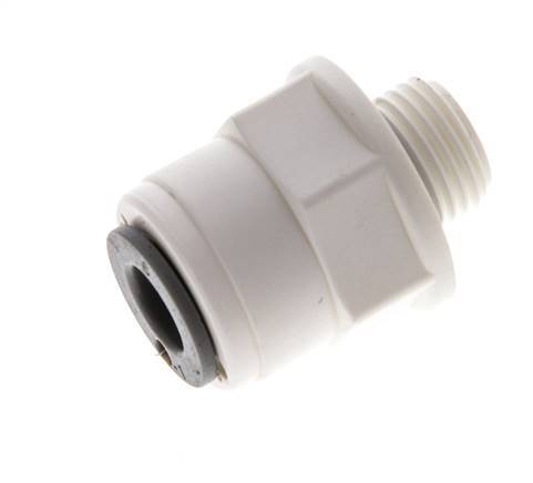 6mm x G1/8'' Push-in Fitting with Male Threads POM EPDM [5 Pieces]