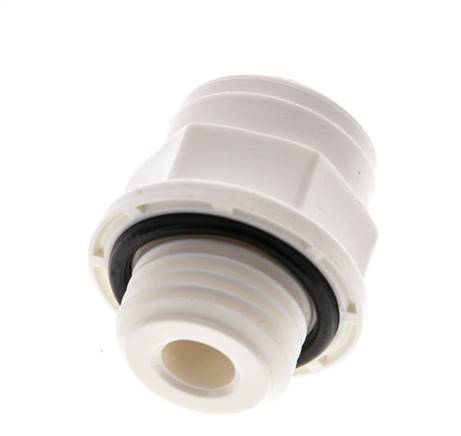 6mm x G1/4'' POM Insteekfitting buitendraad EPDM [5 Stuks]