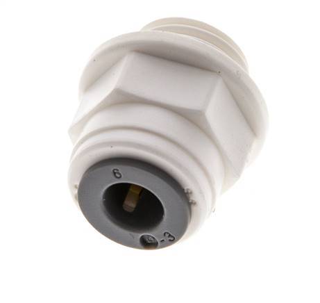 6mm x G1/4'' POM Insteekfitting buitendraad EPDM [5 Stuks]