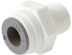8mm x 1/8'' NPT Push-in Fitting with Male Threads POM EPDM [5 Pieces]