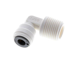 6mm x R3/8'' 90deg Elbow Push-in Fitting with Male Threads POM EPDM [5 Pieces]