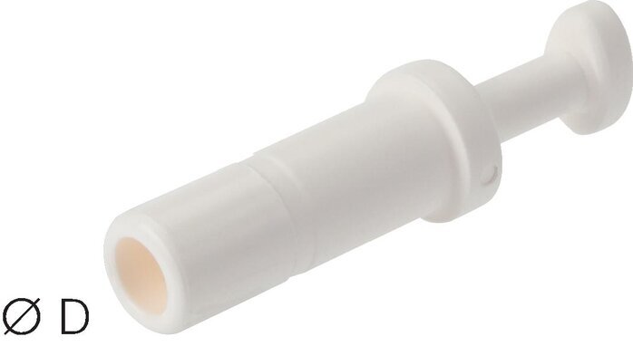 6mm Plug POM EPDM FDA [10 Pieces]