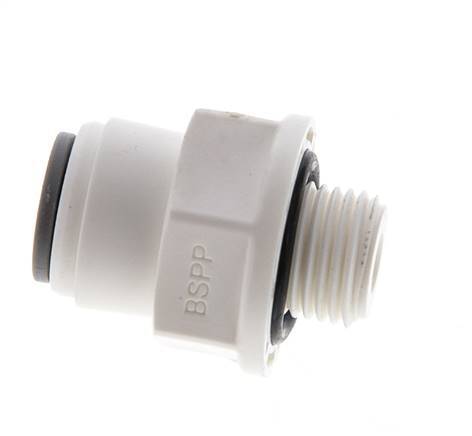 5/32'' x G1/8'' POM Insteekfitting buitendraad EPDM [5 Stuks]