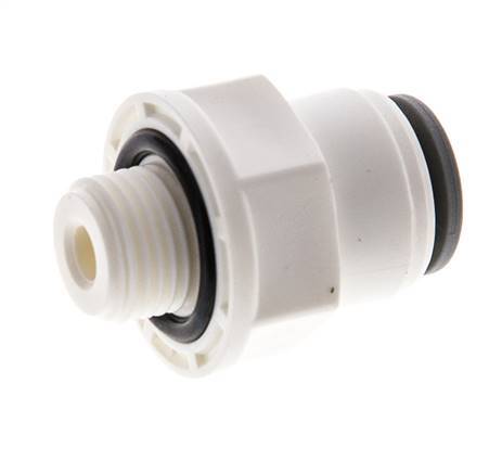 3/16'' x G1/8'' POM Insteekfitting buitendraad EPDM [5 Stuks]