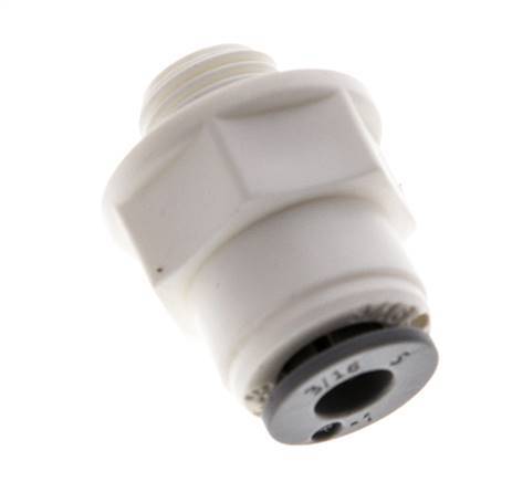 3/16'' x G1/8'' POM Insteekfitting buitendraad EPDM [5 Stuks]