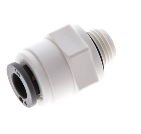 1/4'' x G1/8'' POM Insteekfitting buitendraad EPDM [5 Stuks]