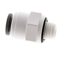 1/4'' x G1/8'' POM Insteekfitting buitendraad EPDM [5 Stuks]
