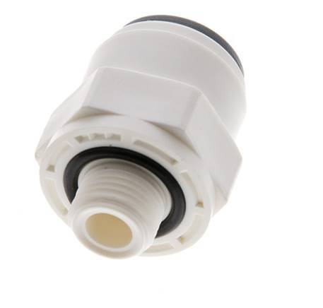 5/16'' x G1/8'' POM Insteekfitting buitendraad EPDM [5 Stuks]