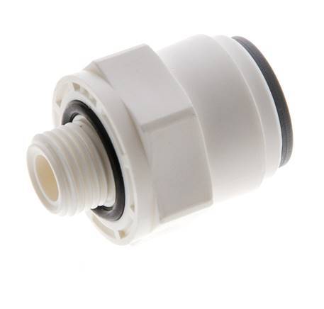 5/16'' x G1/8'' POM Insteekfitting buitendraad EPDM [5 Stuks]