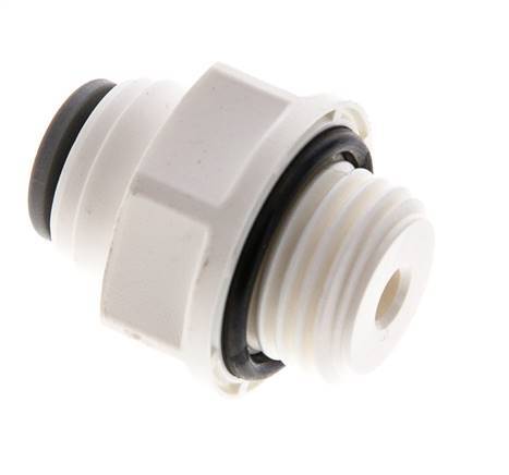5/32'' x G1/4'' POM Insteekfitting buitendraad EPDM [5 Stuks]