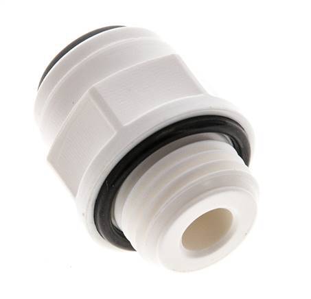 1/4'' x G1/4'' POM Insteekfitting buitendraad EPDM [5 Stuks]