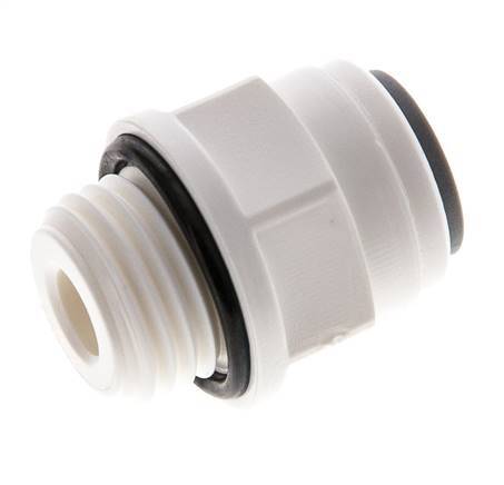1/4'' x G1/4'' POM Insteekfitting buitendraad EPDM [5 Stuks]