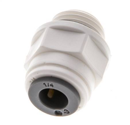 1/4'' x G1/4'' POM Insteekfitting buitendraad EPDM [5 Stuks]