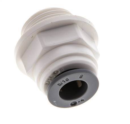 5/16'' x G3/8'' POM Insteekfitting buitendraad EPDM [5 Stuks]