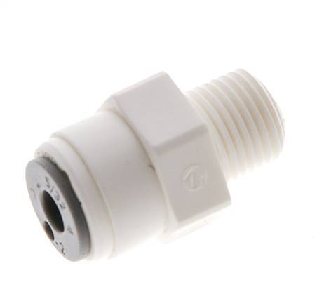 5/32'' x R1/8'' Push-in Fitting with Male Threads POM EPDM [10 Pieces]