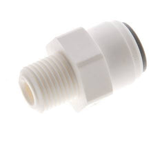 5/32'' x R1/8'' Push-in Fitting with Male Threads POM EPDM [10 Pieces]