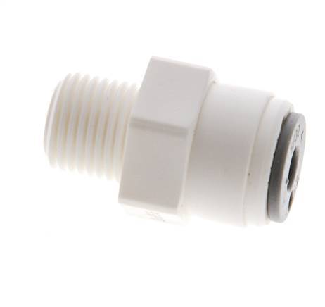 5/32'' x R1/8'' Push-in Fitting with Male Threads POM EPDM [10 Pieces]