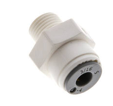 3/16'' x R1/8'' POM Insteekfitting Buitendraad EPDM [10 Stuks]