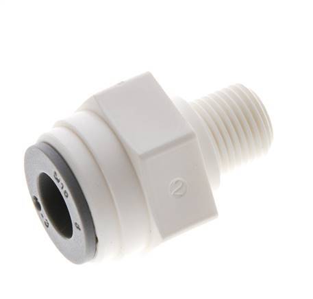 5/16'' x R1/8'' POM Insteekfitting Buitendraad EPDM [10 Stuks]