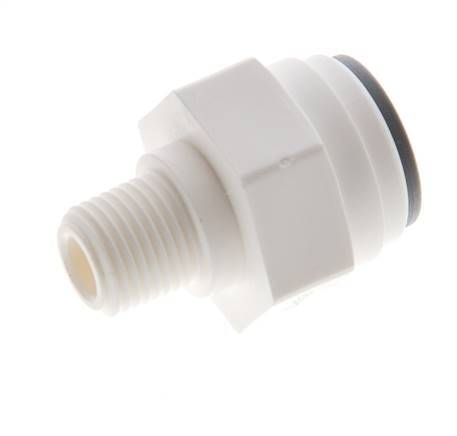 5/16'' x R1/8'' POM Insteekfitting Buitendraad EPDM [10 Stuks]