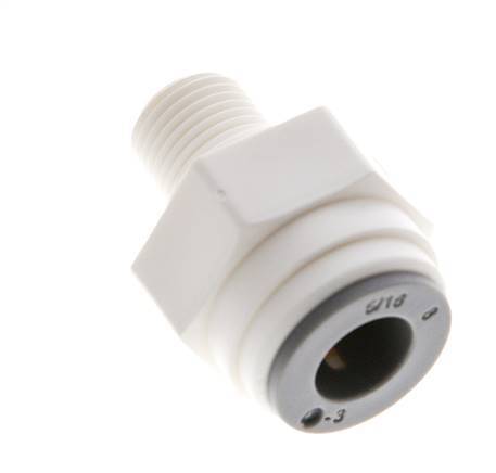 5/16'' x R1/8'' POM Insteekfitting Buitendraad EPDM [10 Stuks]