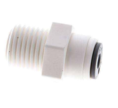 5/32'' x R1/4'' POM Insteekfitting Buitendraad EPDM [10 Stuks]