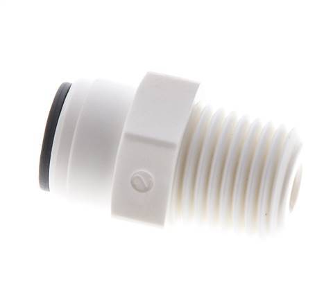 3/16'' x R1/4'' POM Insteekfitting Buitendraad EPDM [10 Stuks]