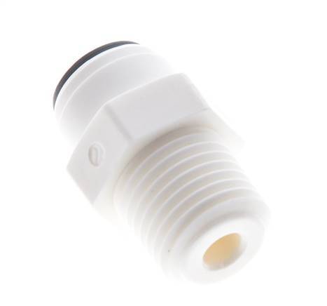 3/16'' x R1/4'' POM Insteekfitting Buitendraad EPDM [10 Stuks]