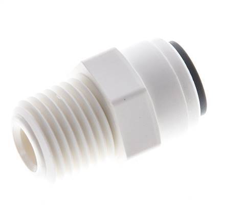 1/4'' x R1/4'' Push-in Fitting with Male Threads POM EPDM [10 Pieces]