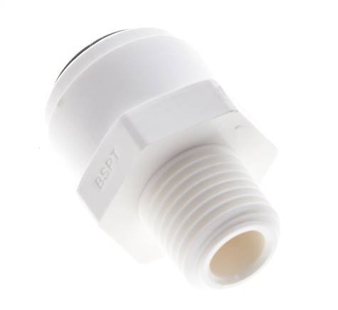 3/8'' x R1/4'' POM Insteekfitting buitendraad EPDM [5 Stuks]